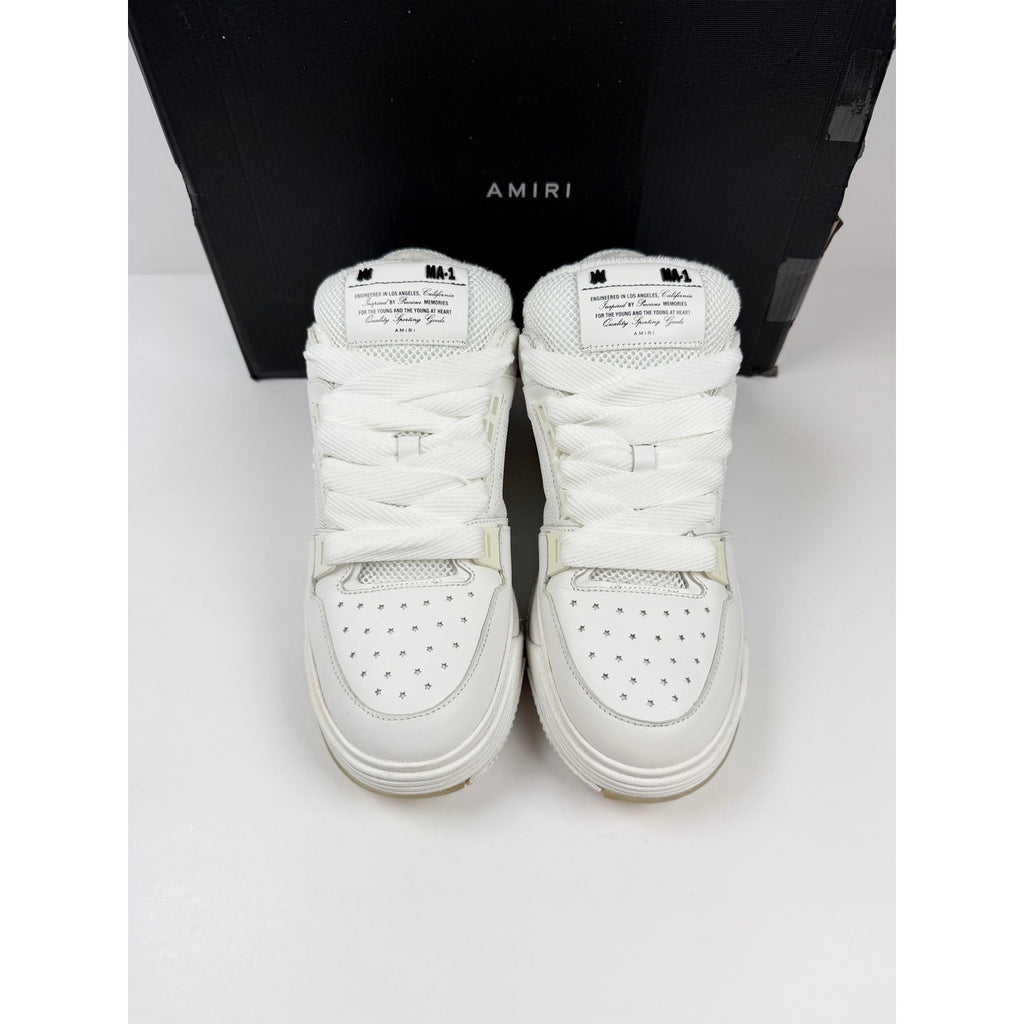Size 44EU/11US - Amiri MA-1 White Sneakers
