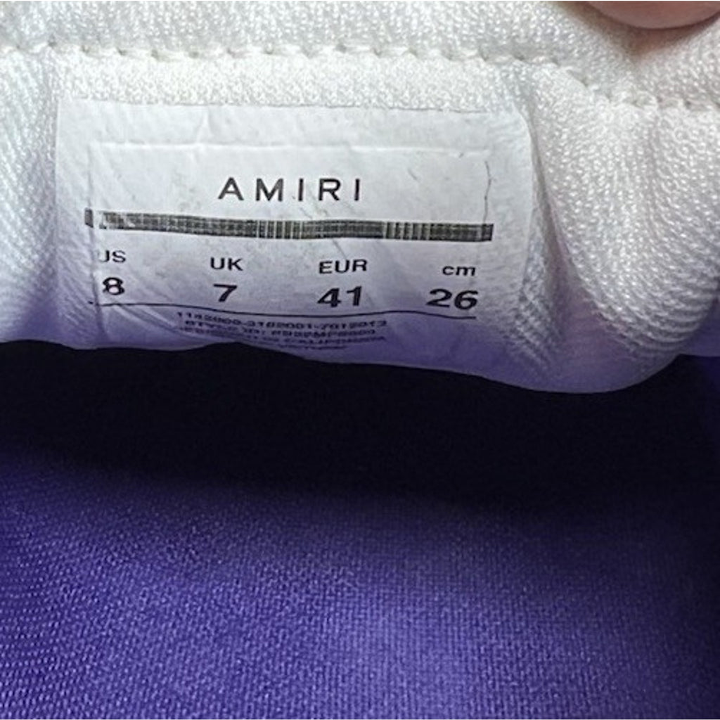 Size 41EU/8US - Amiri Skel Top Low
