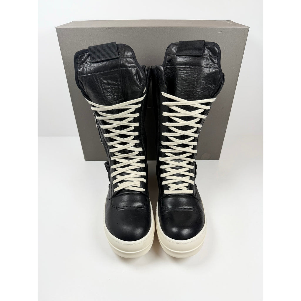 Size 10US - Rick Owens Cargo Geobasket Leather High NEW!