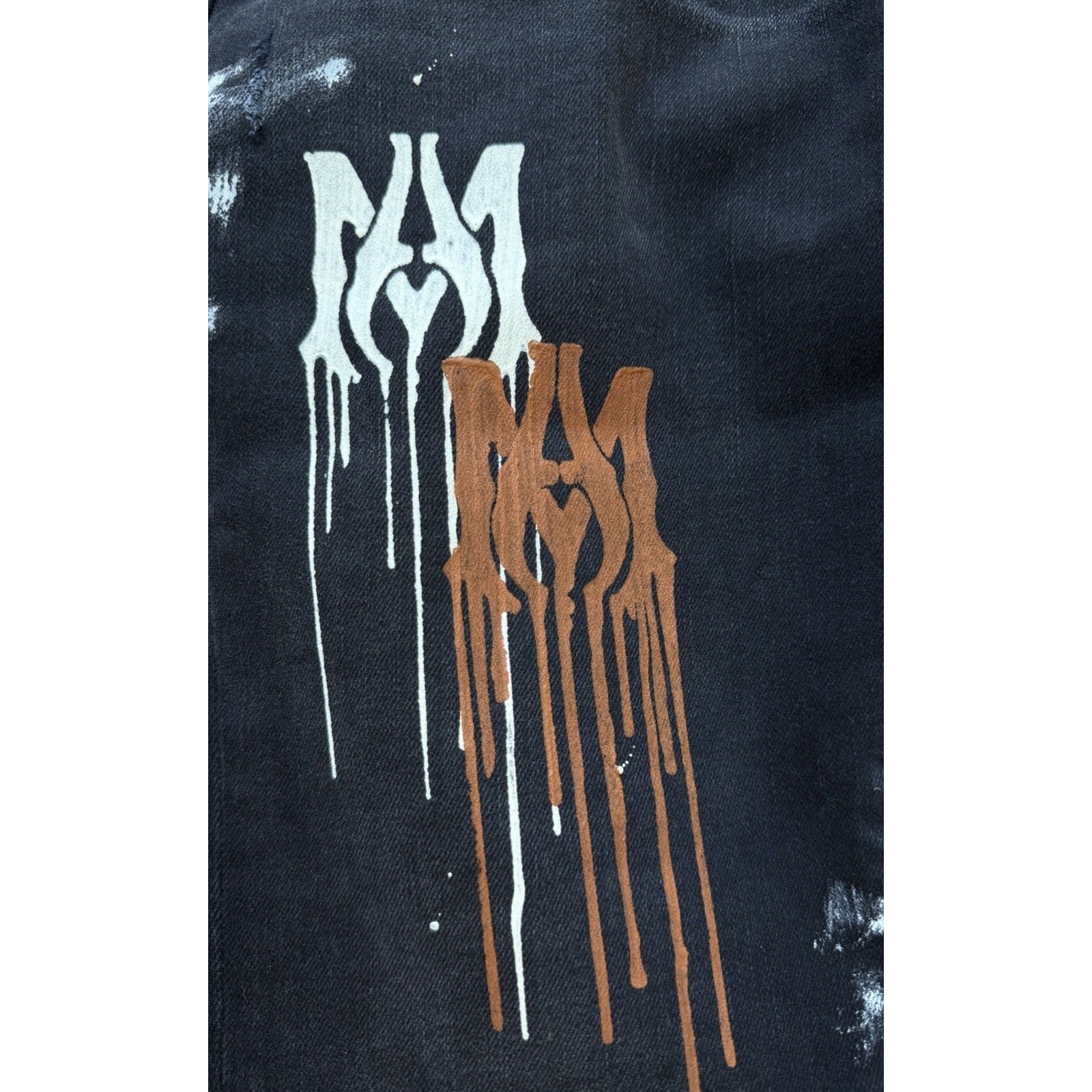 Size 34 - Amiri Aged Black MA Drip Jeans NEW