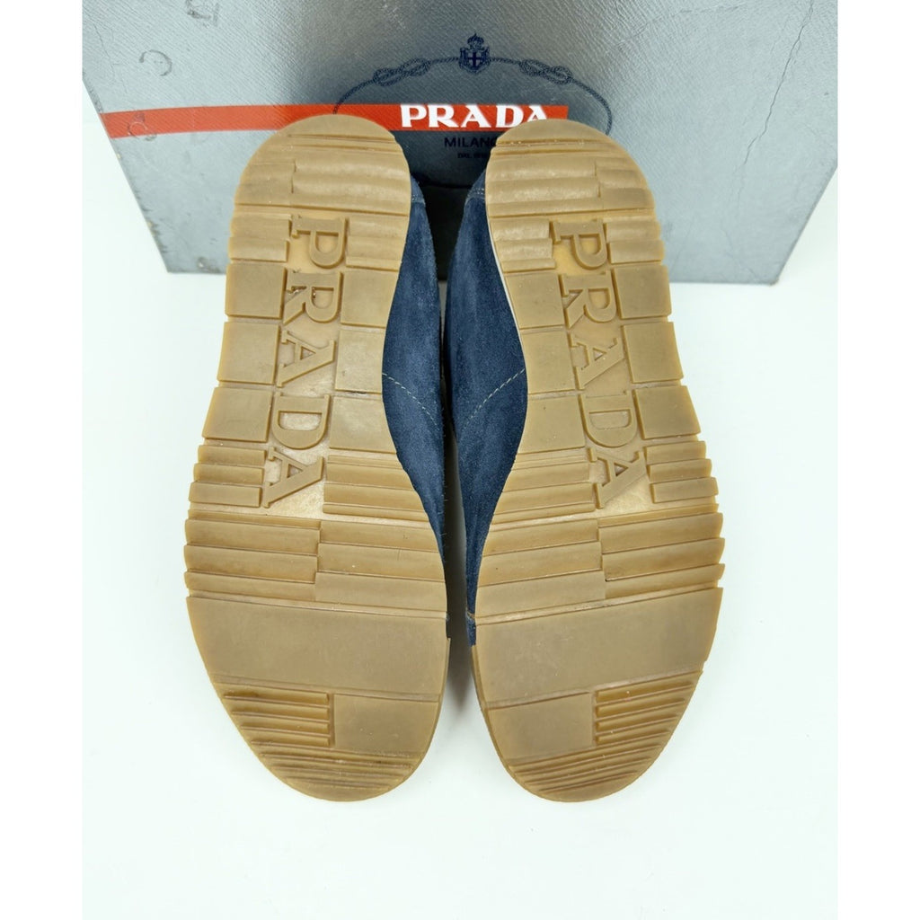 Size 6.5UK/7.5US - Prada Sport Blue Suede