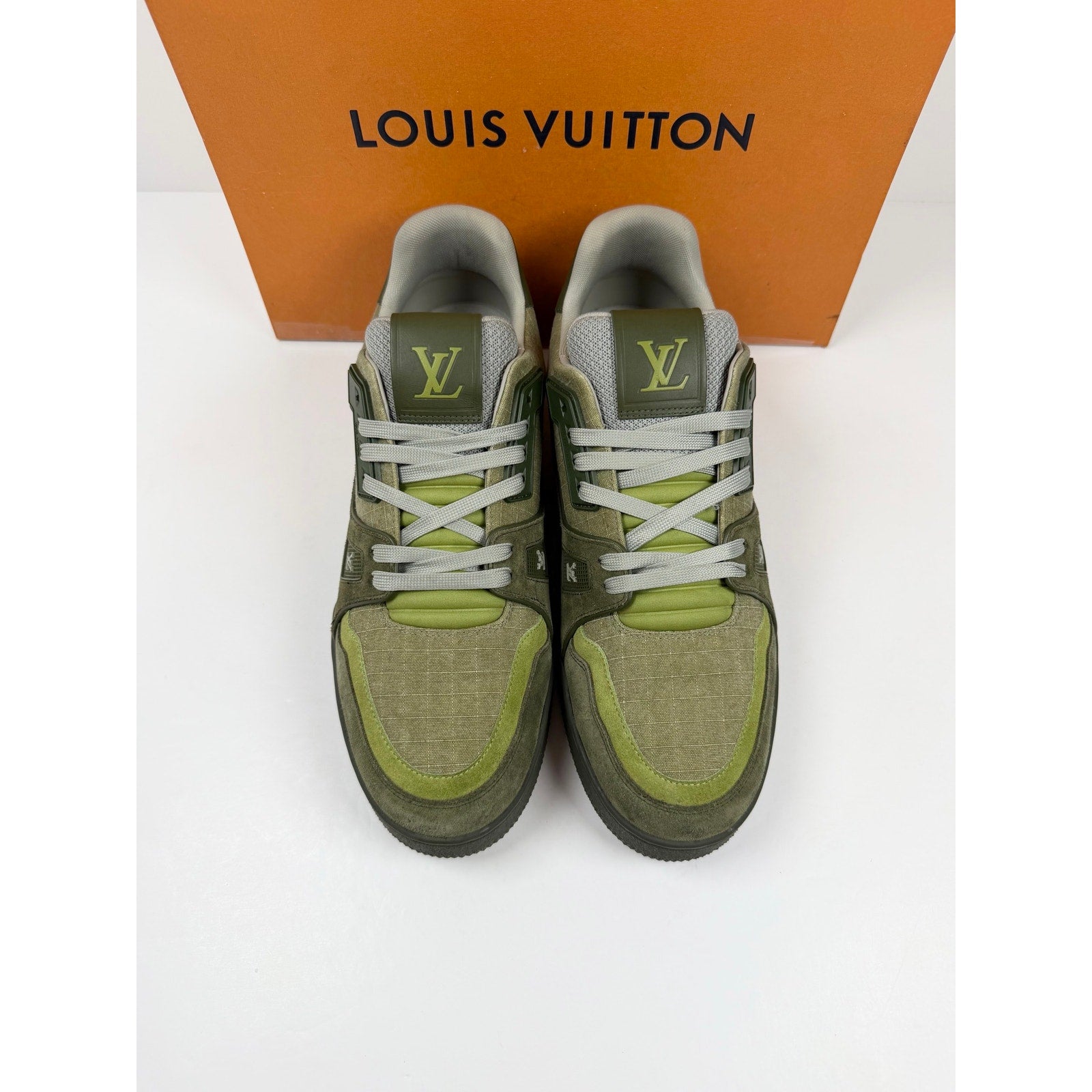 Size 10UK/11US - Louis Vuitton #54 Green Trainers