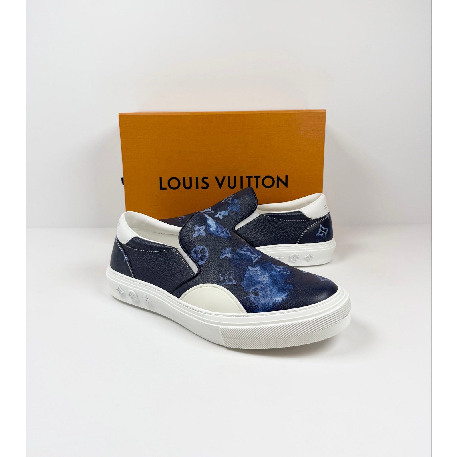 Size 7LV/8US - Louis Vuitton Ollie Watercolor Slip On NEW