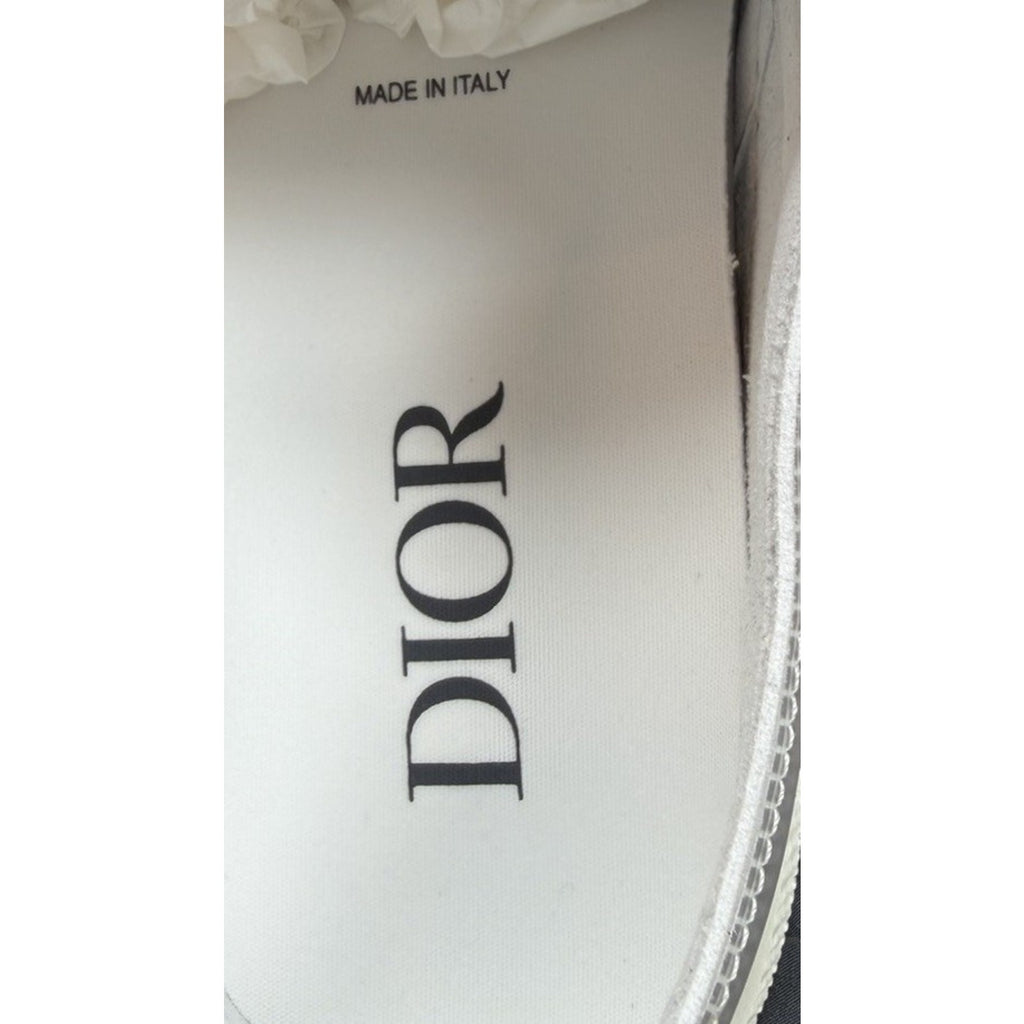 Size 41EU/8US - Dior Slip On Black White Sneakers NEW
