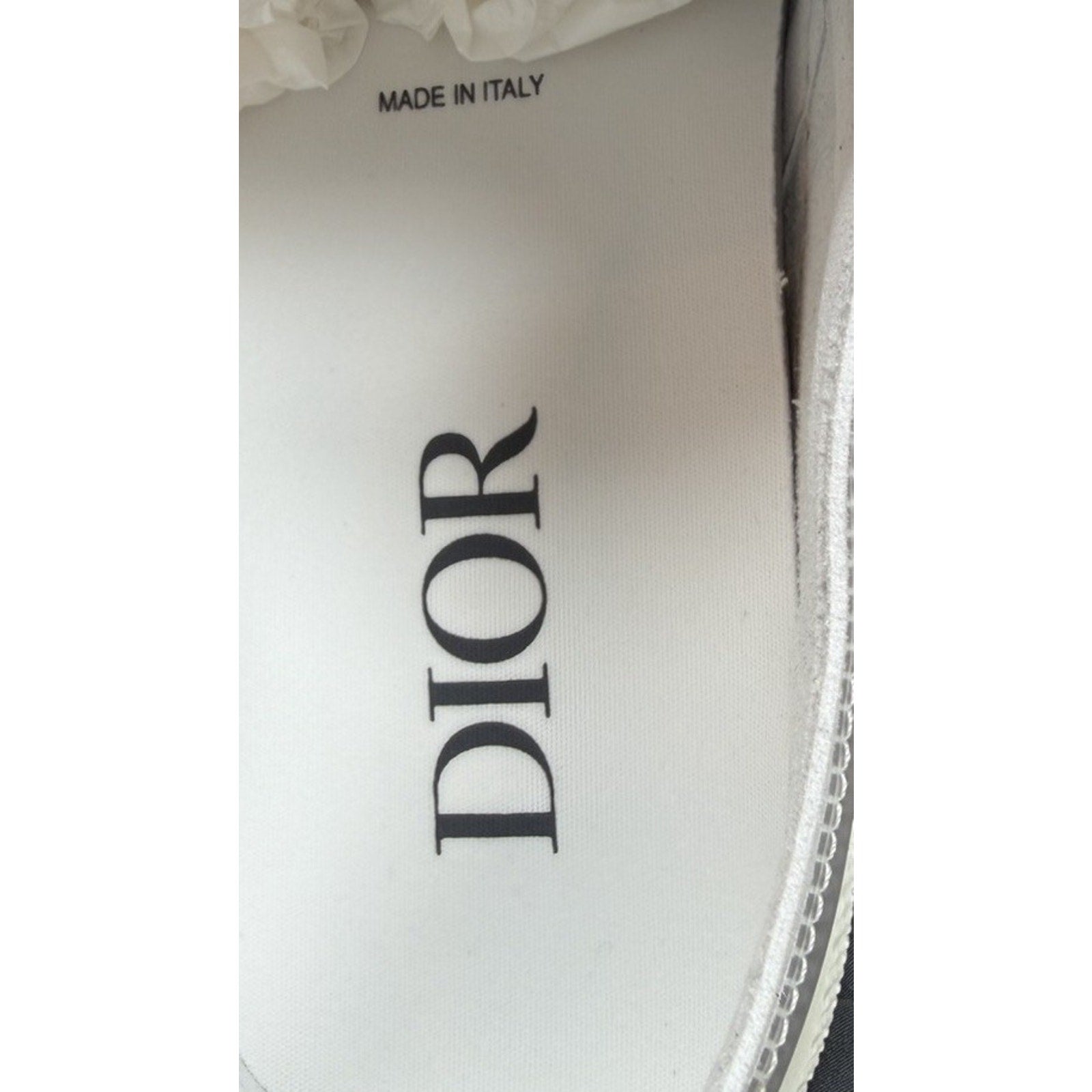 Size 41EU/8US - Dior Slip On Black White Sneakers NEW