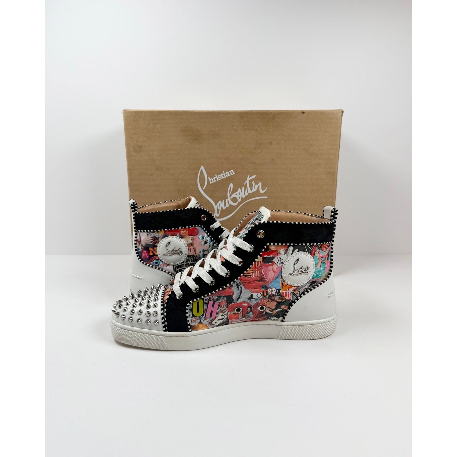 Size 9.5US - Christian Louboutin Spike High Top
