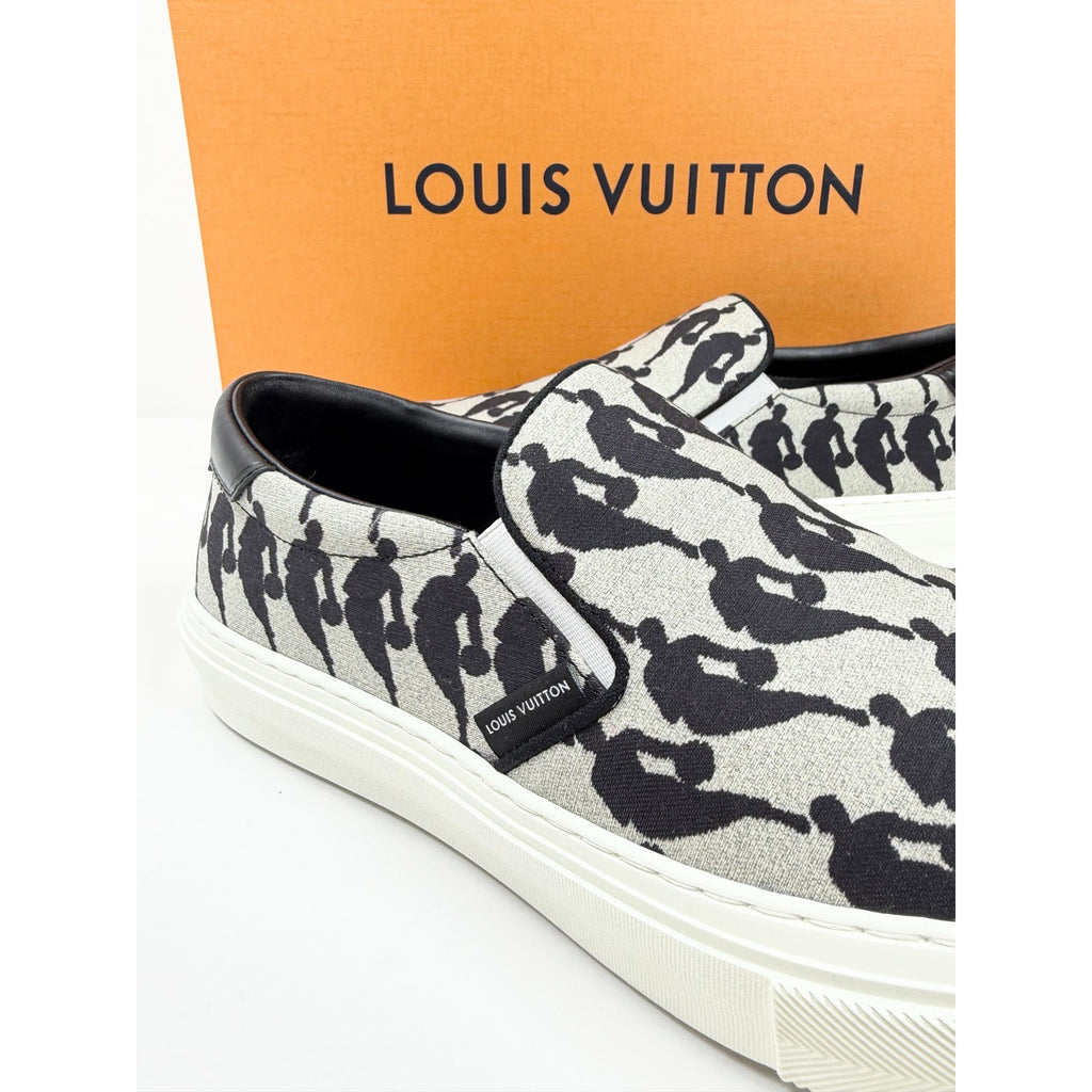 Size 7LV/8US - Louis Vuitton x NBA Trocadero Slip On NEW