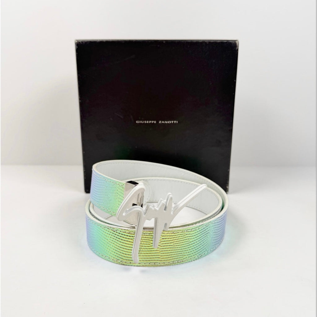 Size 110/44 - Giuseppe Zanotti Logo Belt NEW