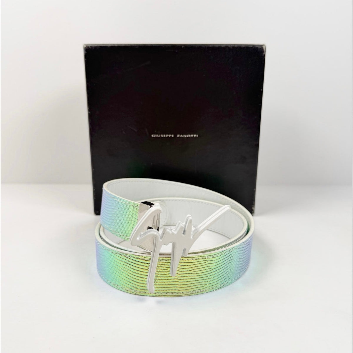 Size 110/44 - Giuseppe Zanotti Logo Belt NEW