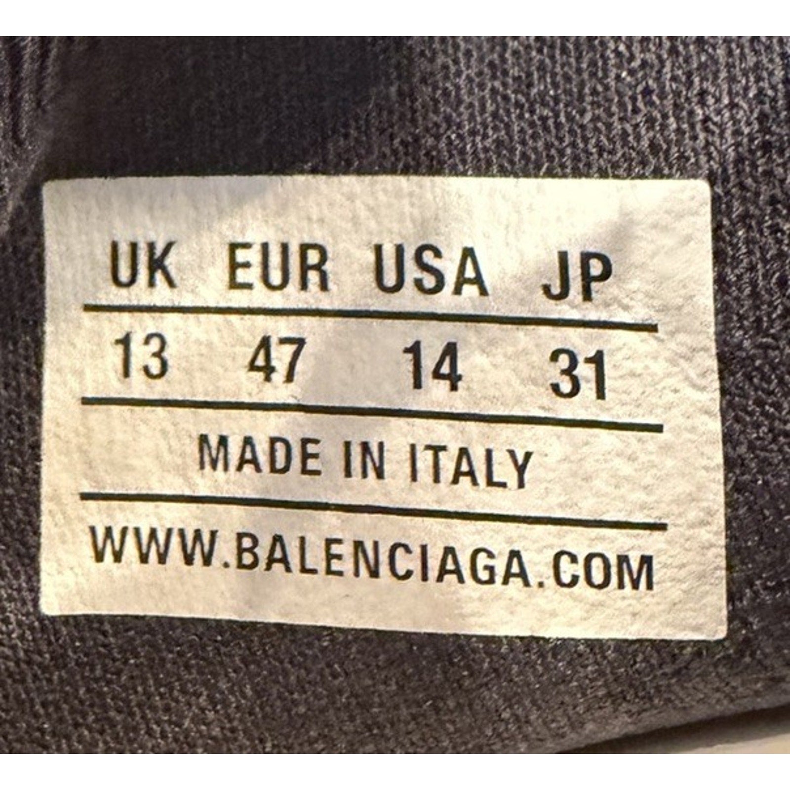 Size 47EU/14US - Balenciaga Speed Lace Up NEW
