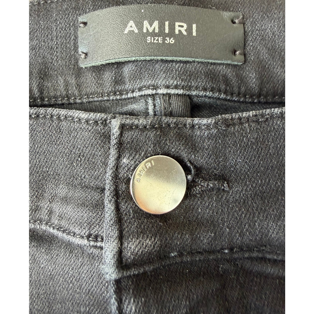 Size 36 - Amiri Black Crystal Jeans