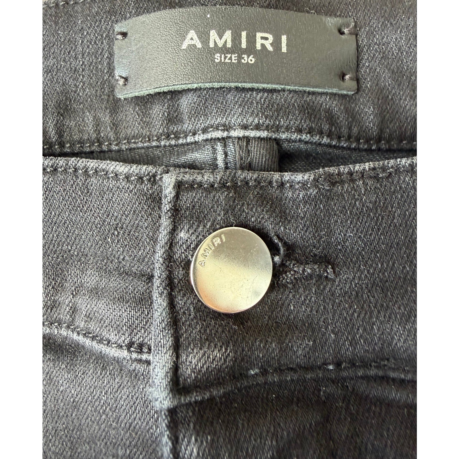 Size 36 - Amiri Black Crystal Jeans