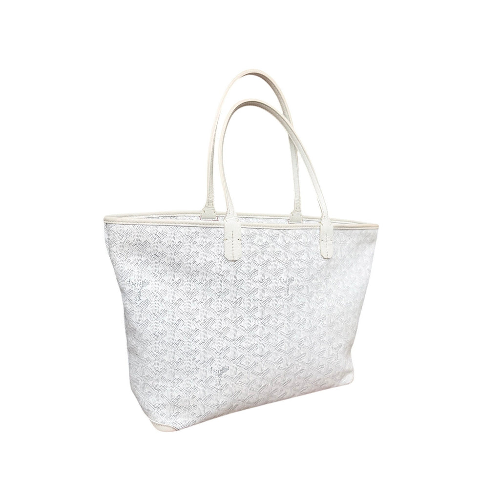 Goyard White PM Tote Bag
