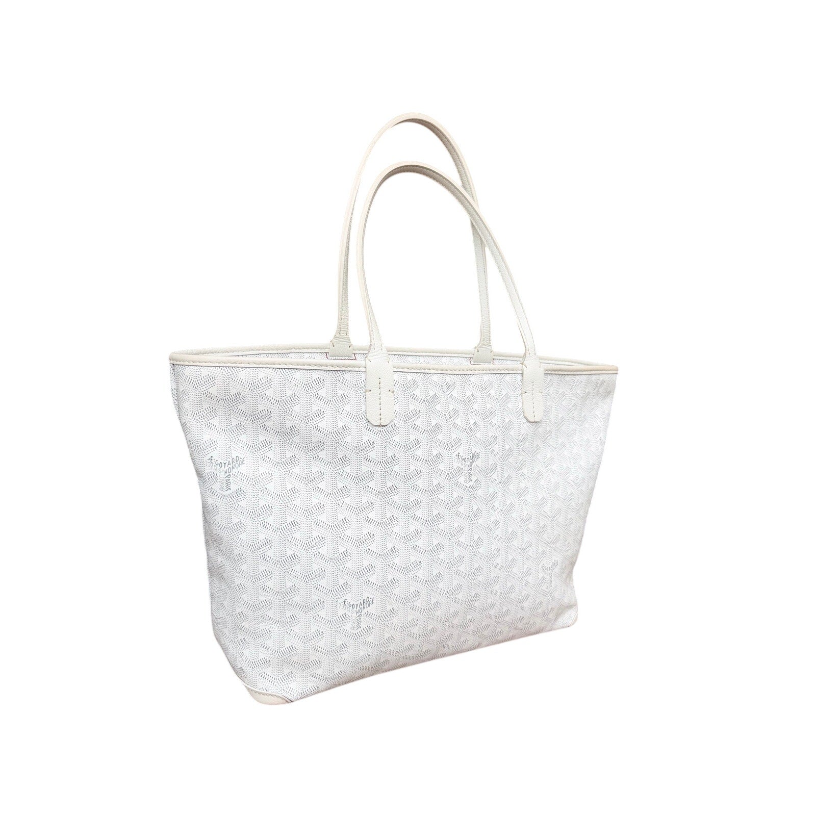 Goyard White PM Tote Bag