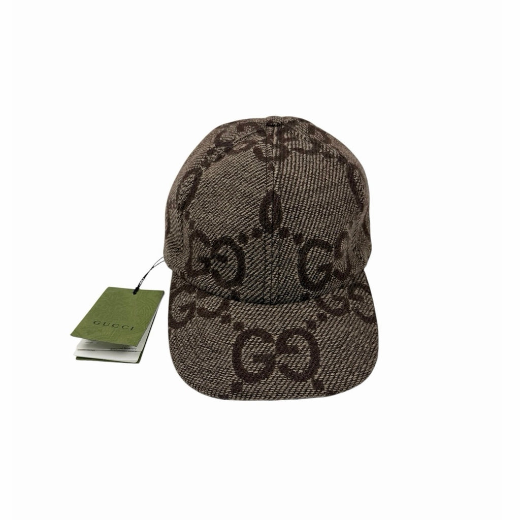 Gucci Jumbo Wool Cap Brown NEW with tags!