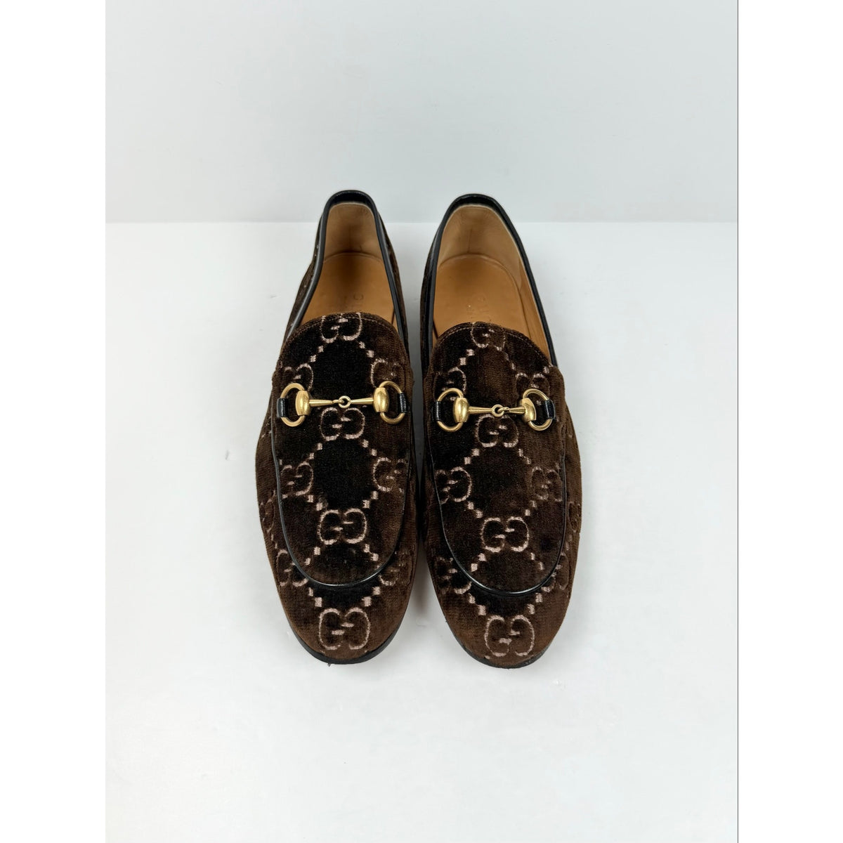 Size 7.5US - Gucci Horsebit Velvet Loafers