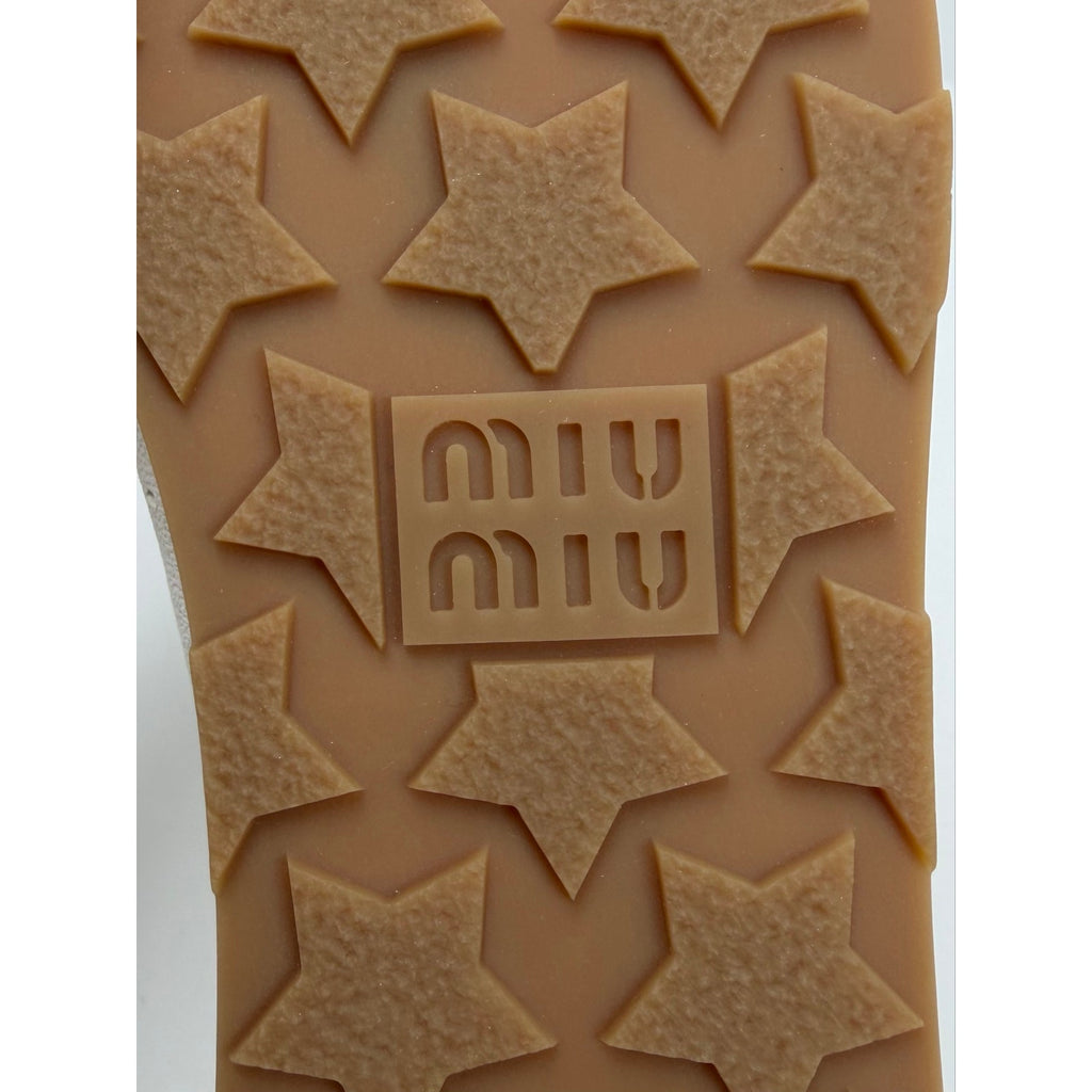 Size 8.5 - Miu Miu Plume Nappa Leather NEW