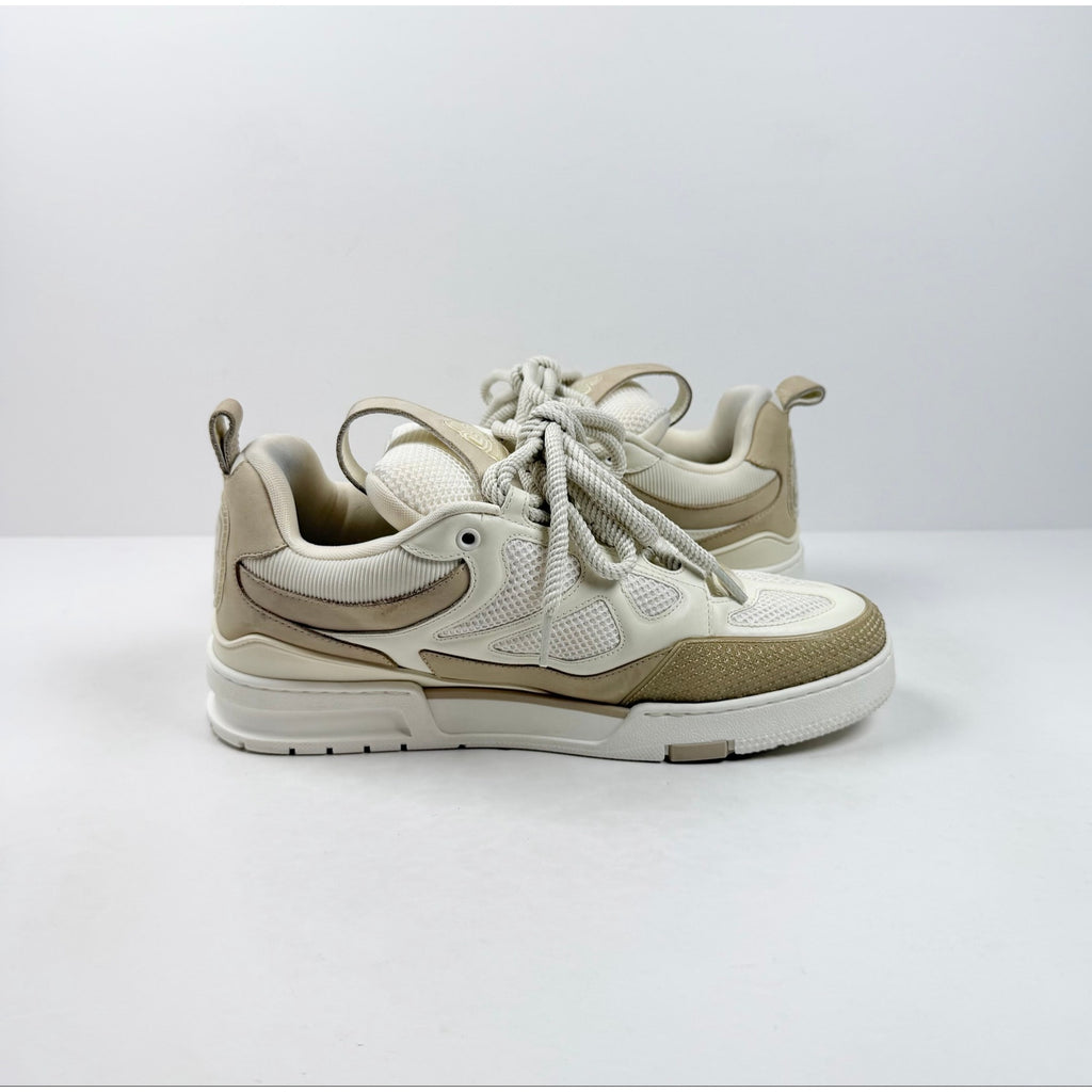 Size 10UK/11US - Louis Vuitton Skate Beige White