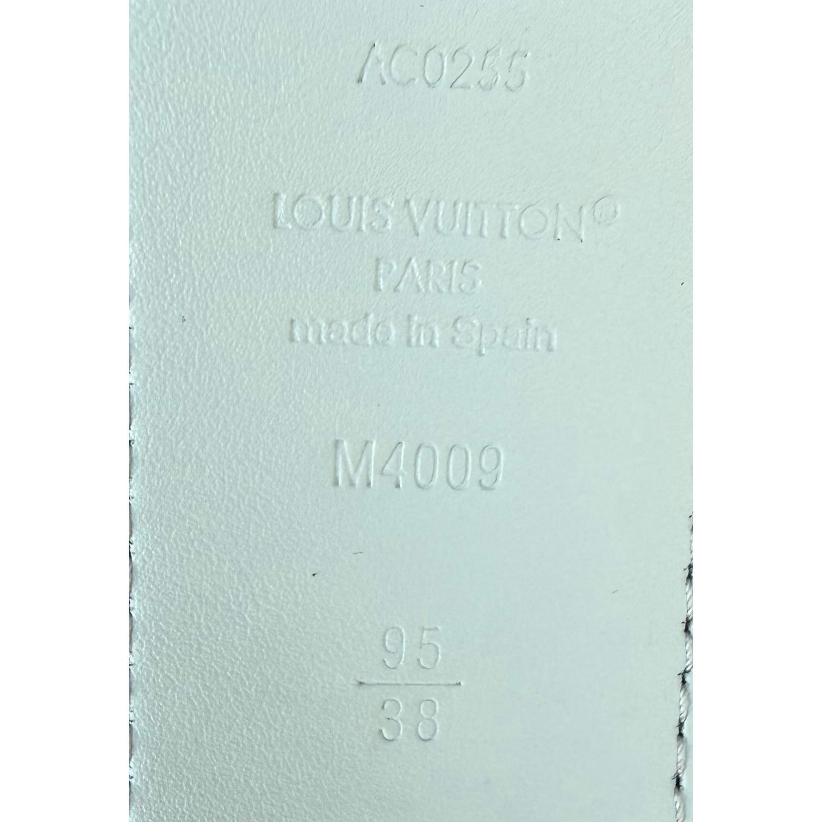 Size 95/38 - Louis Vuitton Multicolor Belt NEW