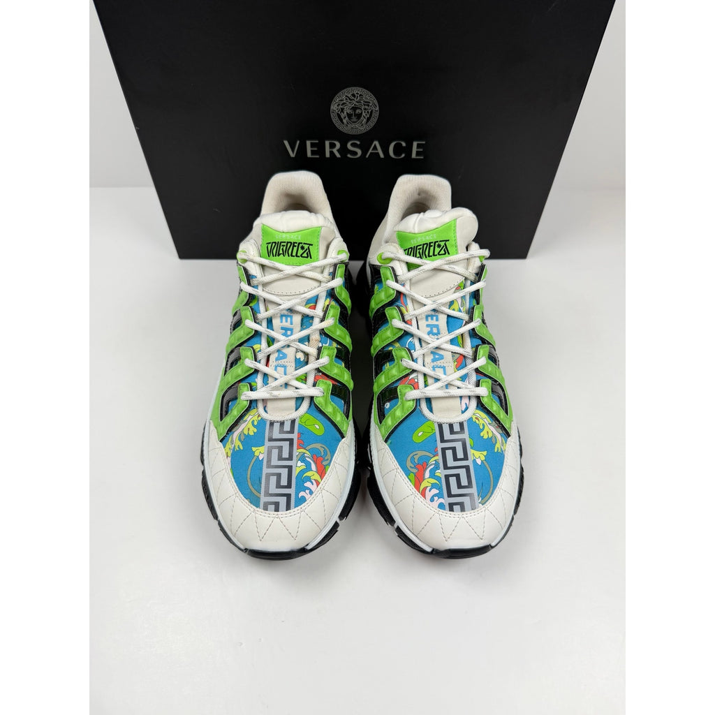 Size 11.5 - Versace Trigreca Blue Green