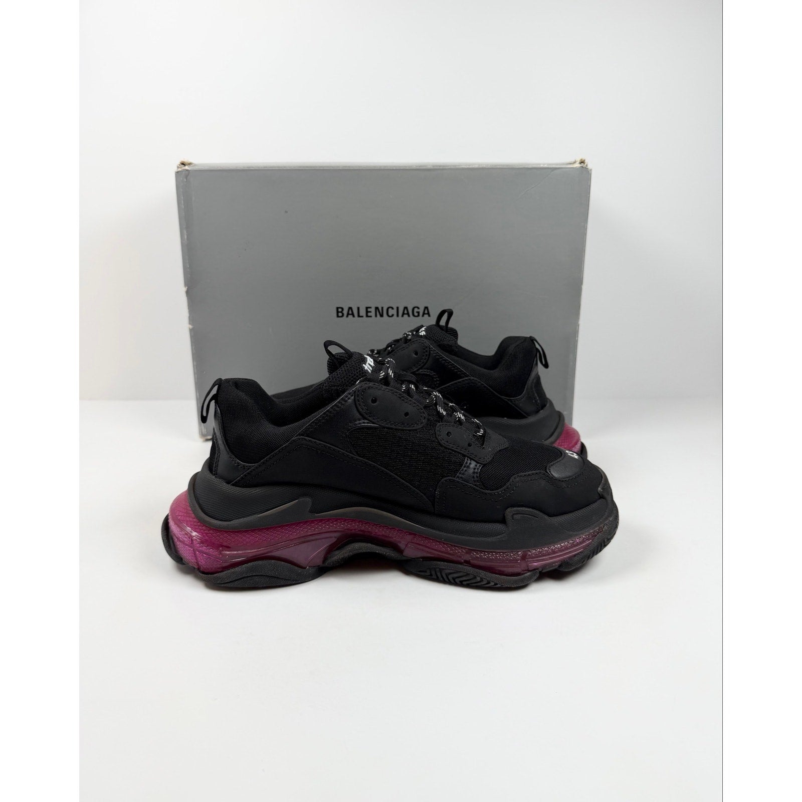 Size 43EU/10US - Balenciaga Triple S Black