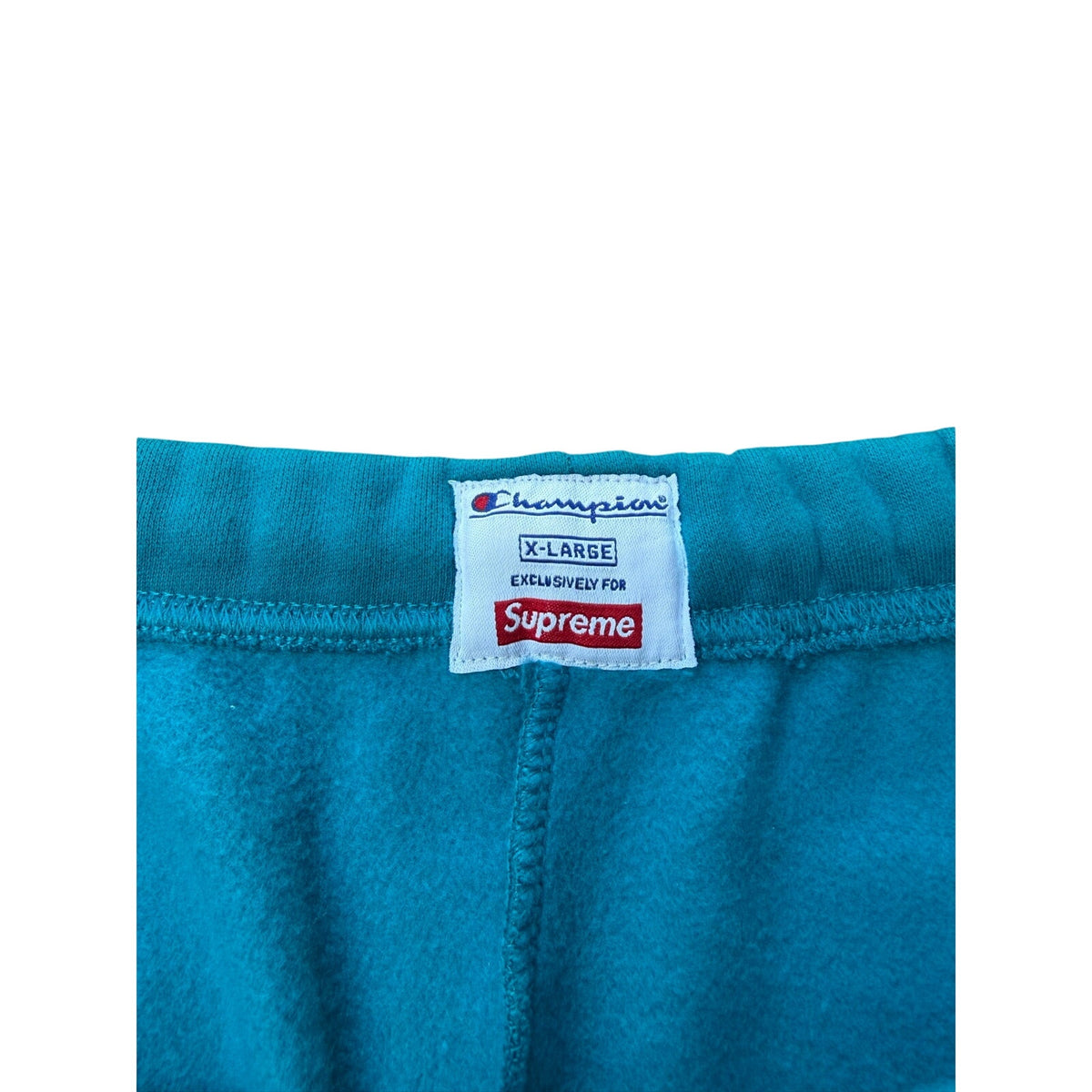 Size XL - Supreme Champion Teal Sweatpants