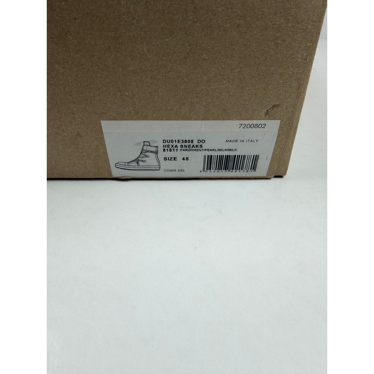 Size 45EU/12US - Rick Owen’s Hexa Sneaker