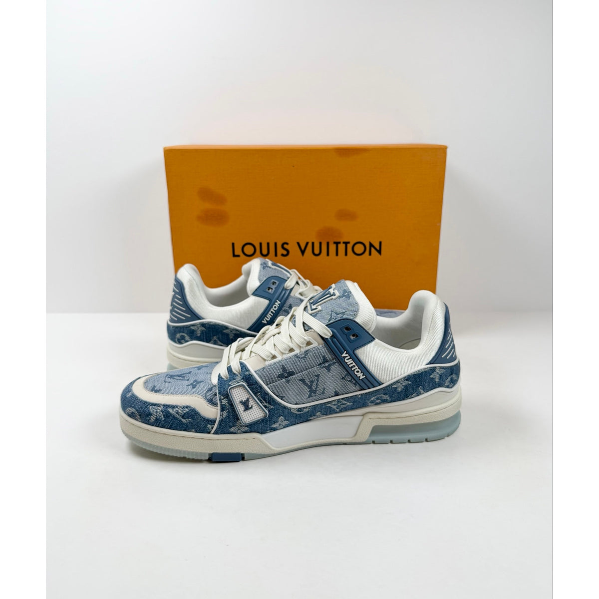 Size 11UK/12US - Louis Vuitton Denim Trainer Tried On!