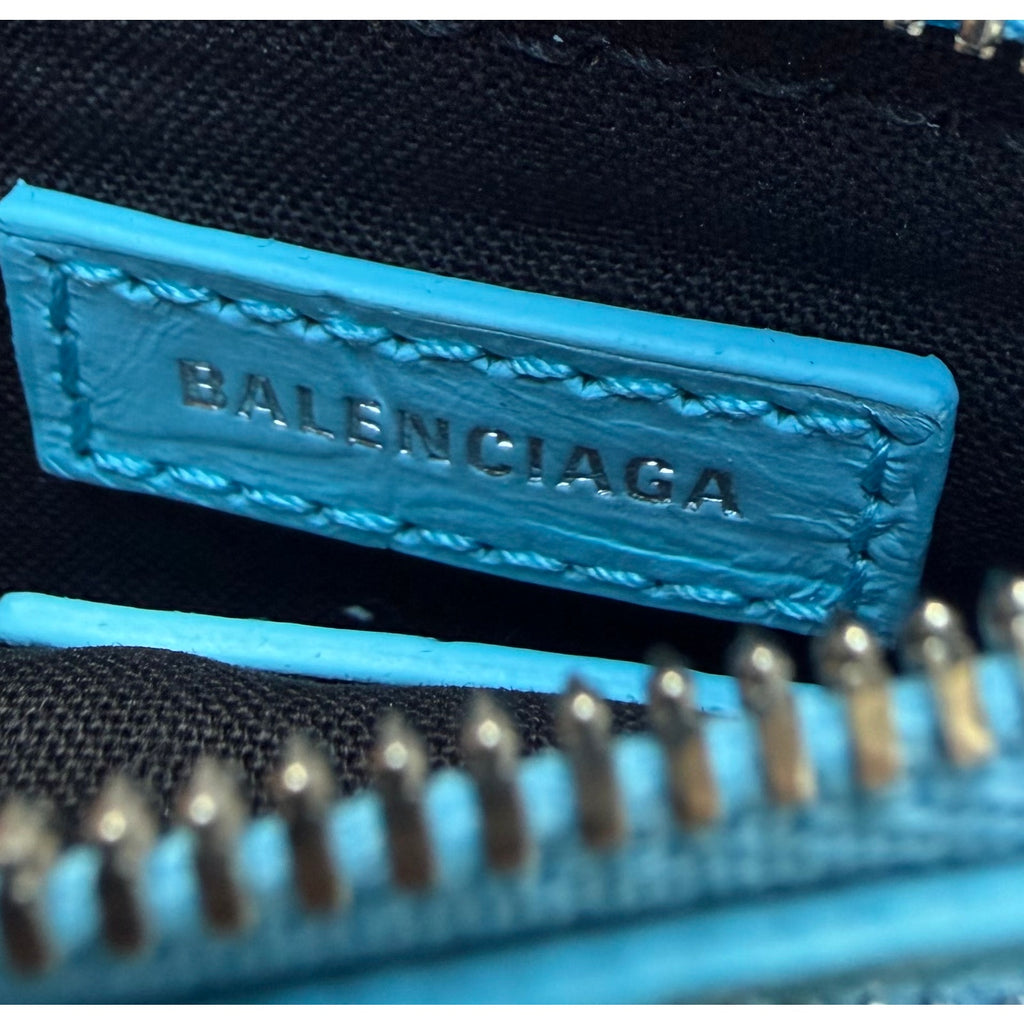 Balenciaga Cagole Leather Coin Wallet NEW