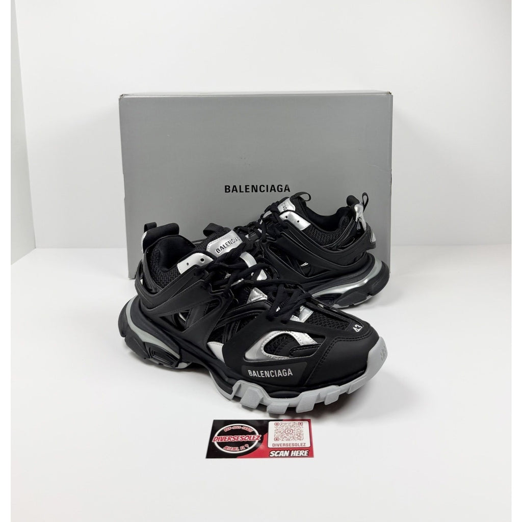 Size 43EU/10US - Balenciaga Track Black Silver NEW
