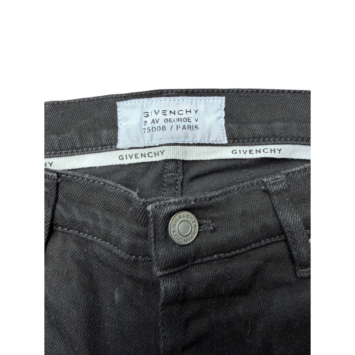 Size 30 - Givenchy slim black jeans