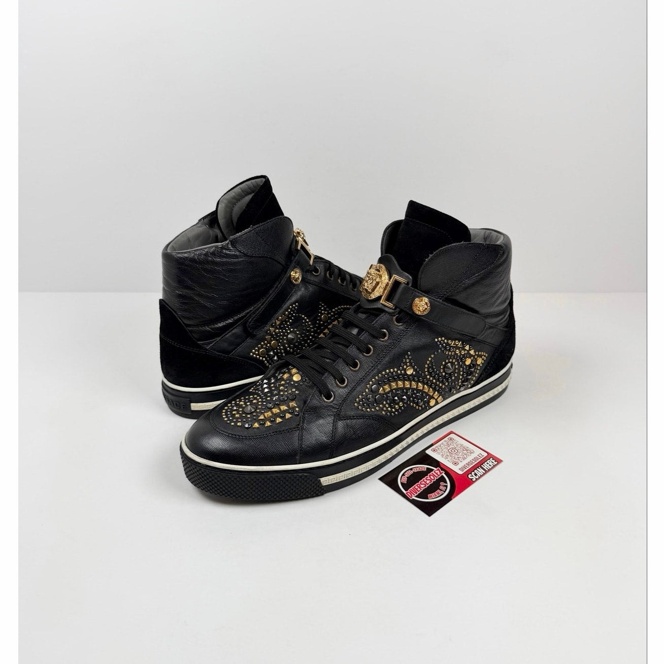 Size 45EU/12US - Versace Studded High Top