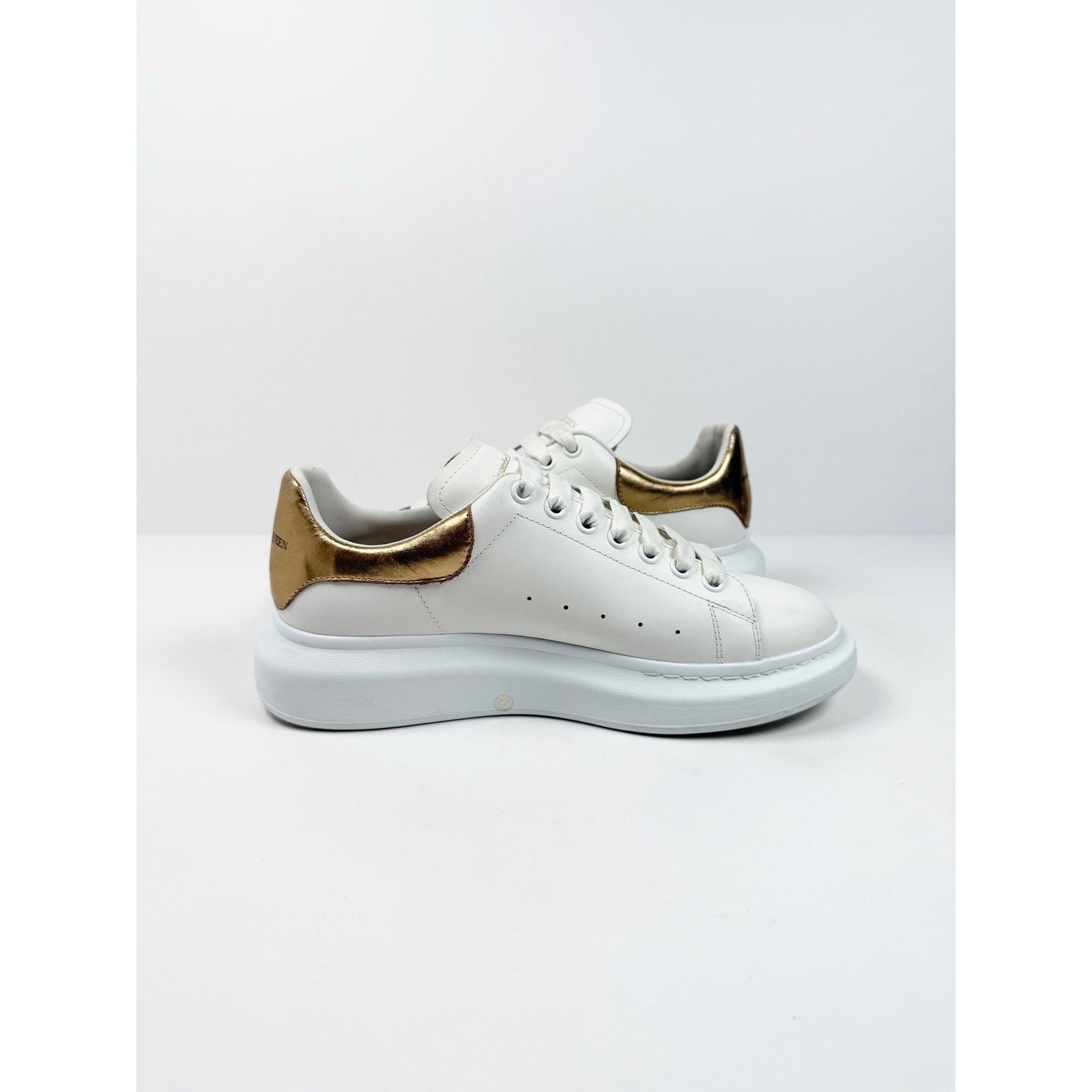 Size 43EU/10US - Alexander McQueen White Gold