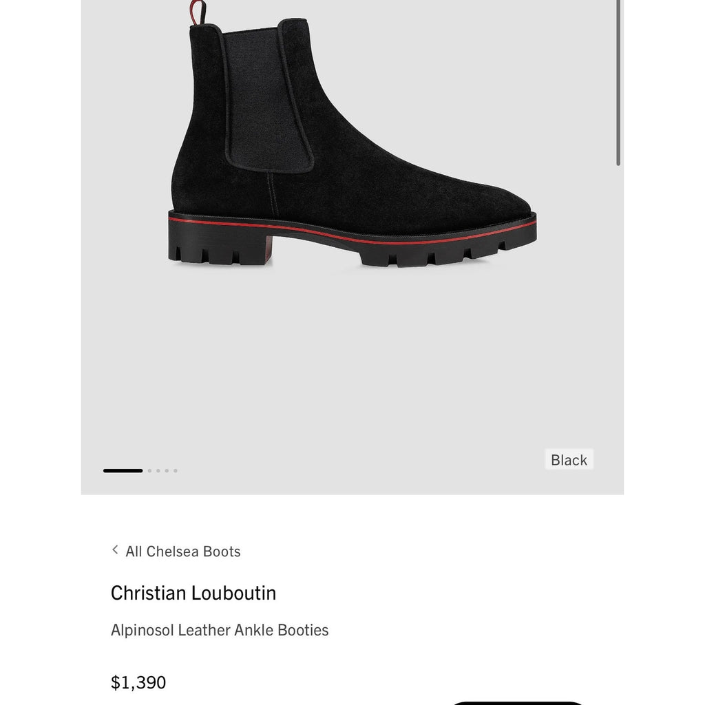 Size 42EU/9US - Christian Louboutin Alpinosol Ankle Boots