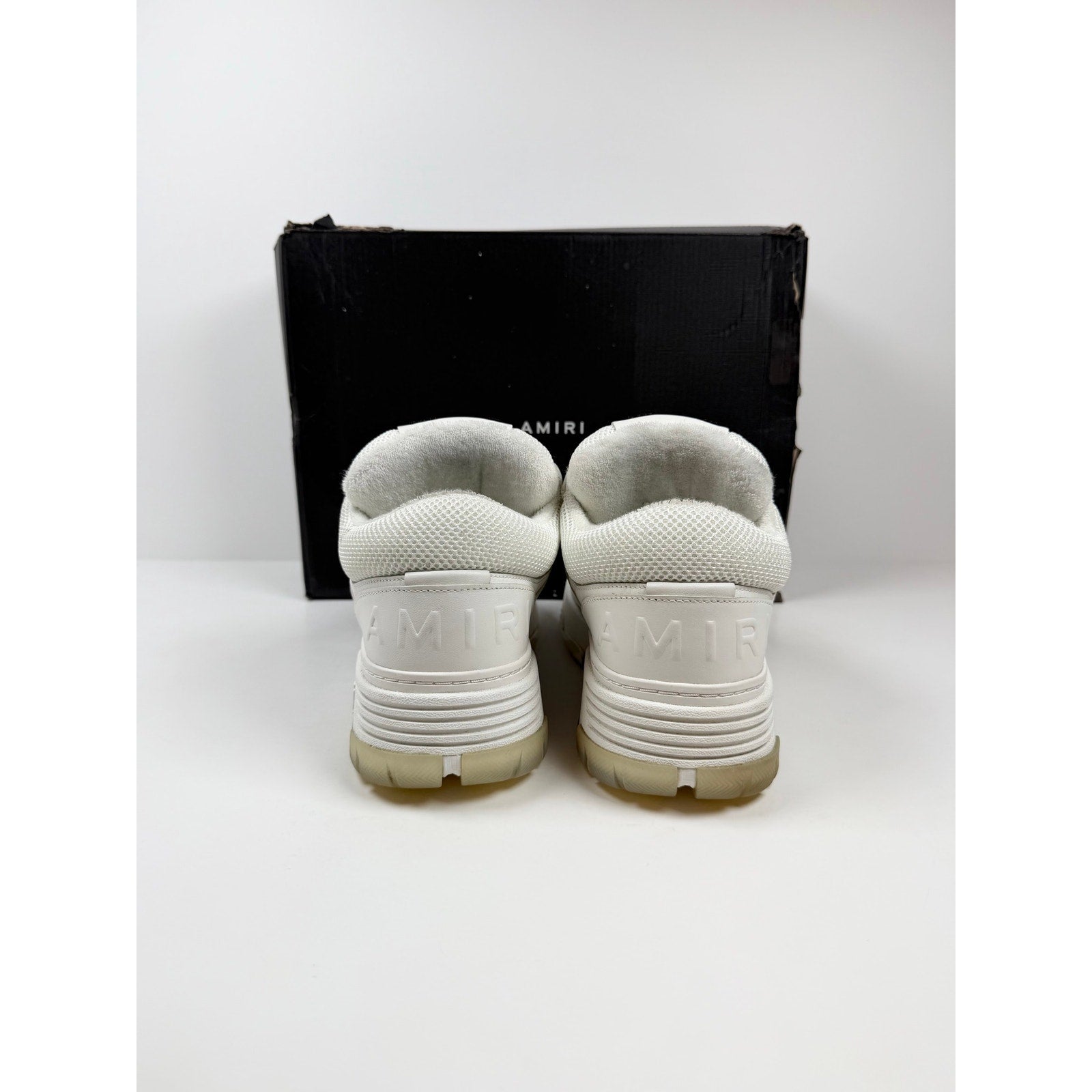 Size 44EU/11US - Amiri MA-1 White Sneakers
