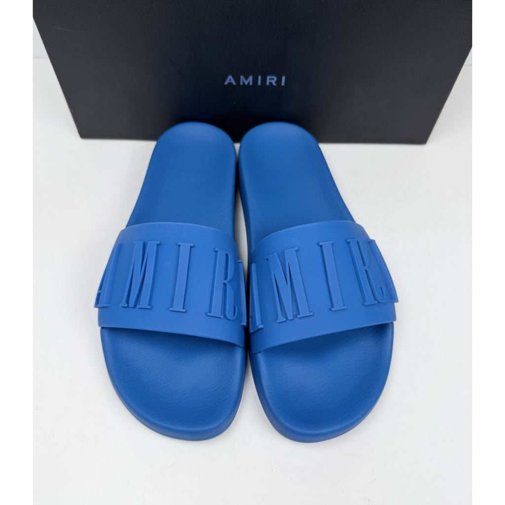 Size 41EU/8US- Amiri Logo Pool Slides NEW