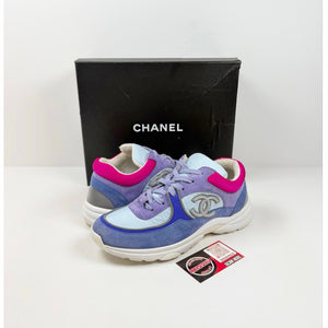 Size 9.5 - Chanel Interlocking CC Trainers