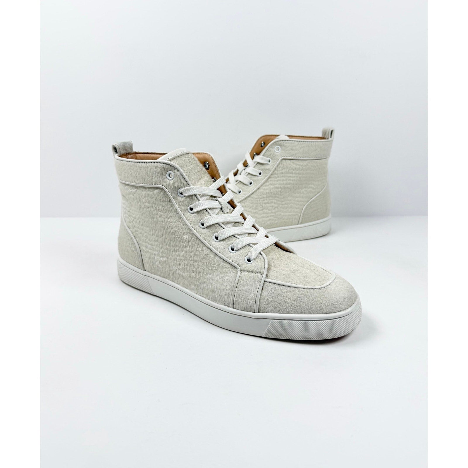 Size 44EU/11US - Christian Louboutin White High Top