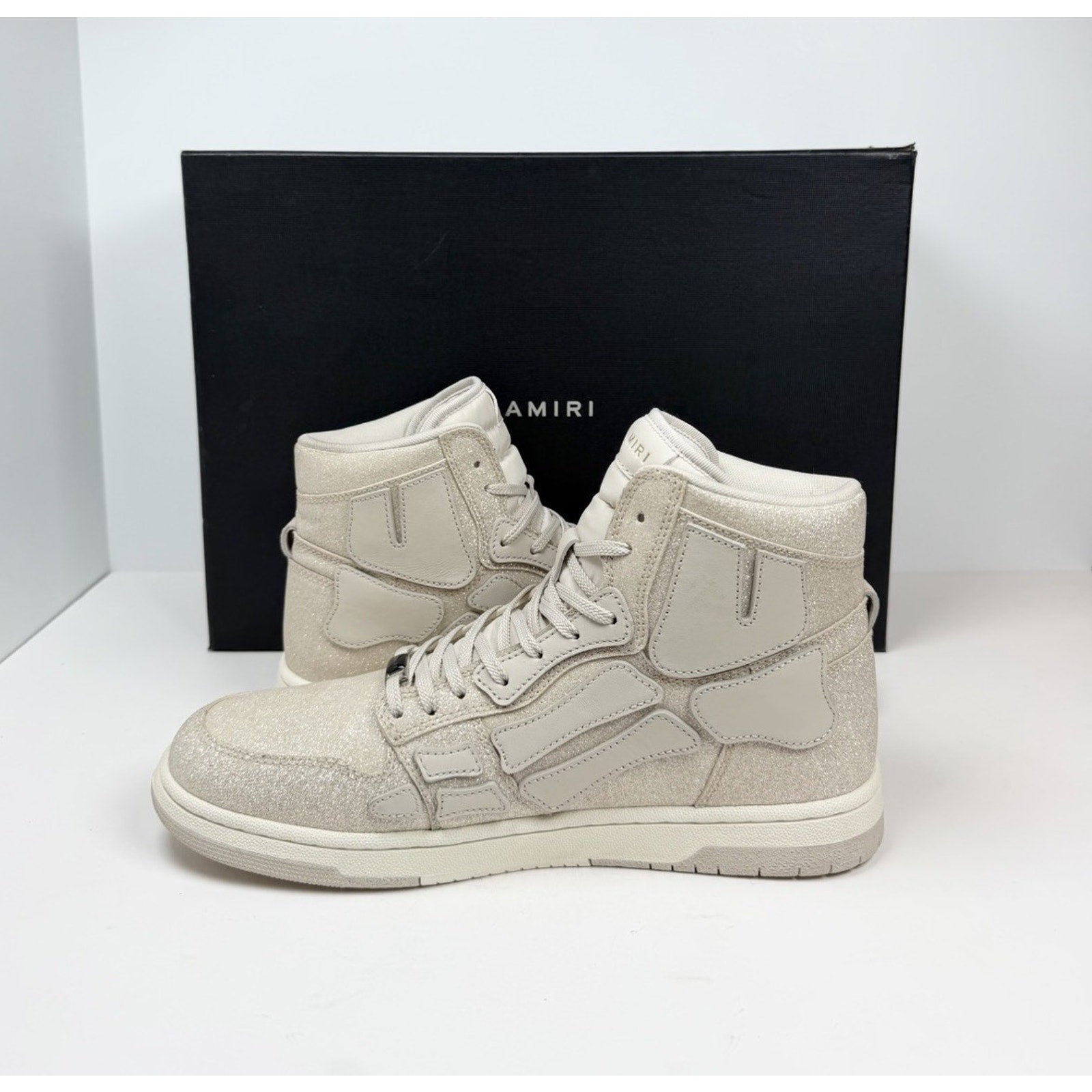 Size 44EU/11US - Amiri Skel Top Hi Beige Like New