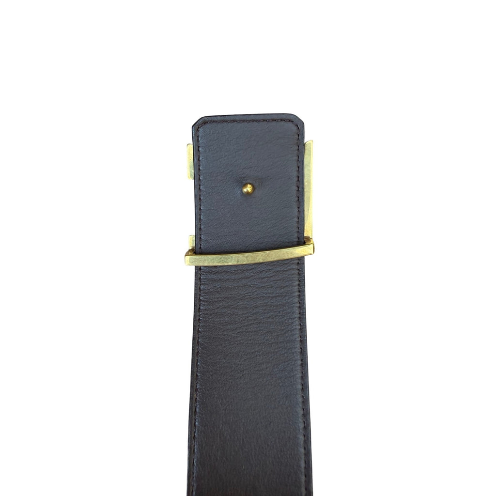 Size 95/38 - Louis Vuitton Damier Reversible Belt NEW