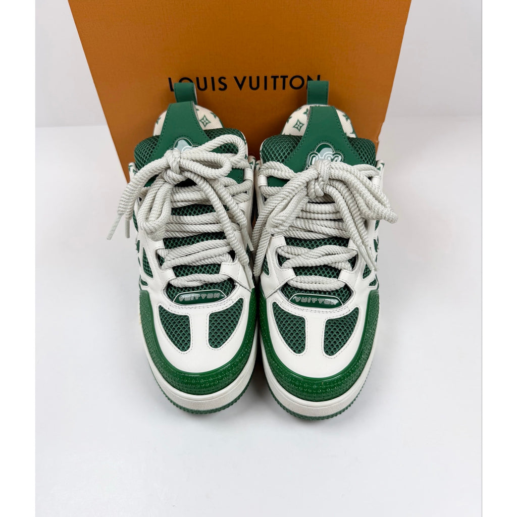 Size 7.5UK/8.5US - Louis Vuitton Skate White Green