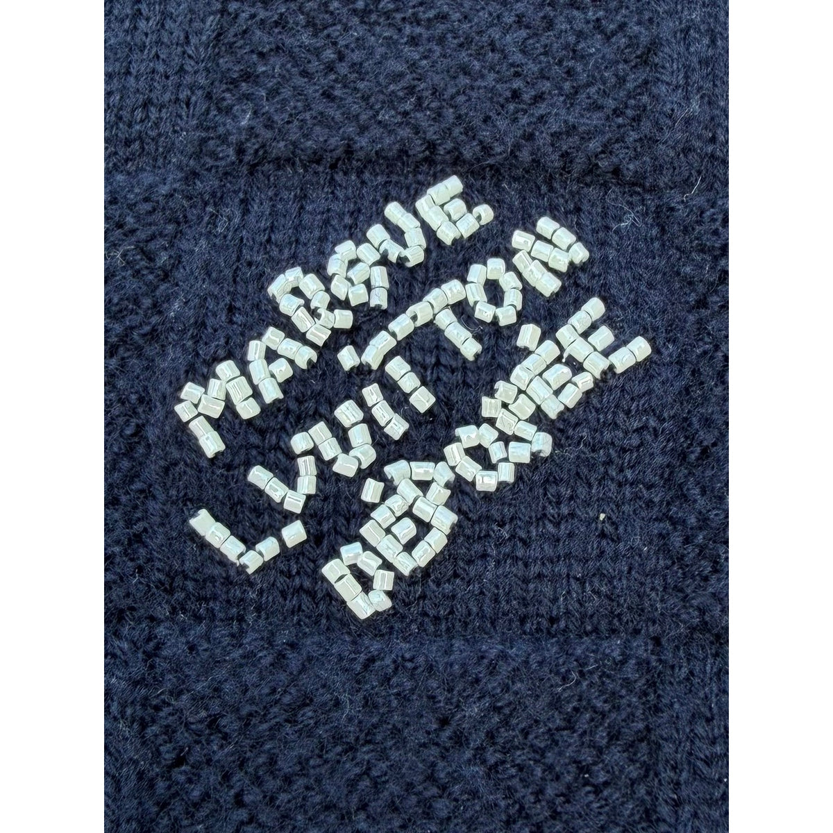 Size S - Louis Vuitton Damier Wool Crewneck
