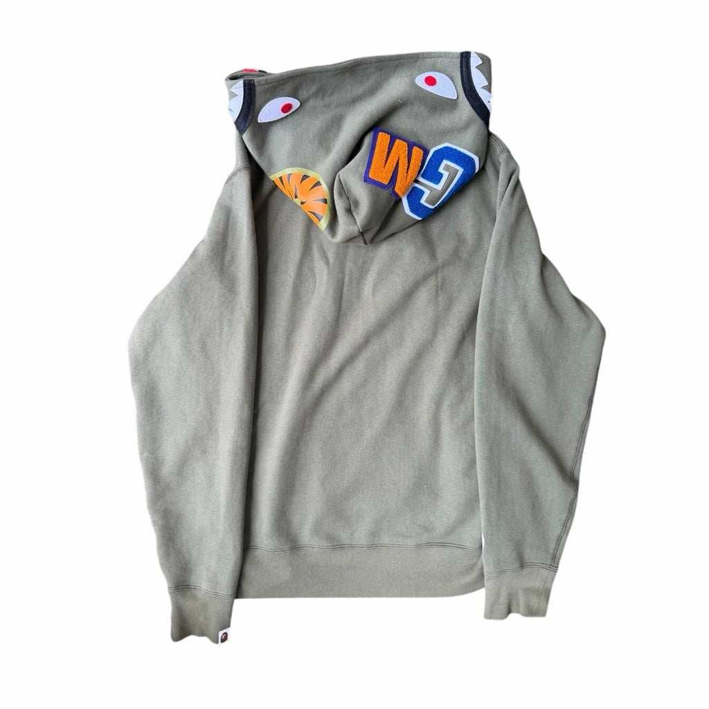 Size M - Bape Olive Pullover Hoodie