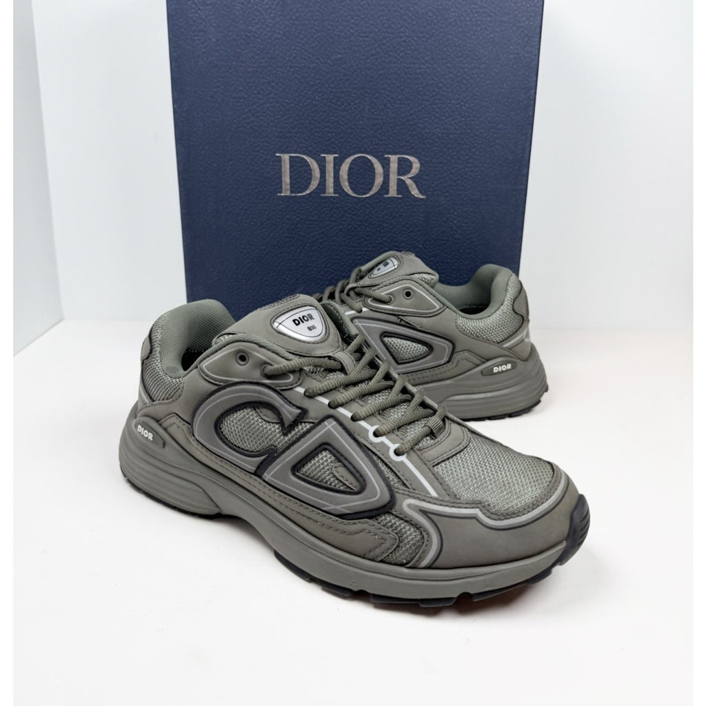 Size 41EU/8US - Dior B30 Reflective Olive Sneakers🫒 Retail $1,150!