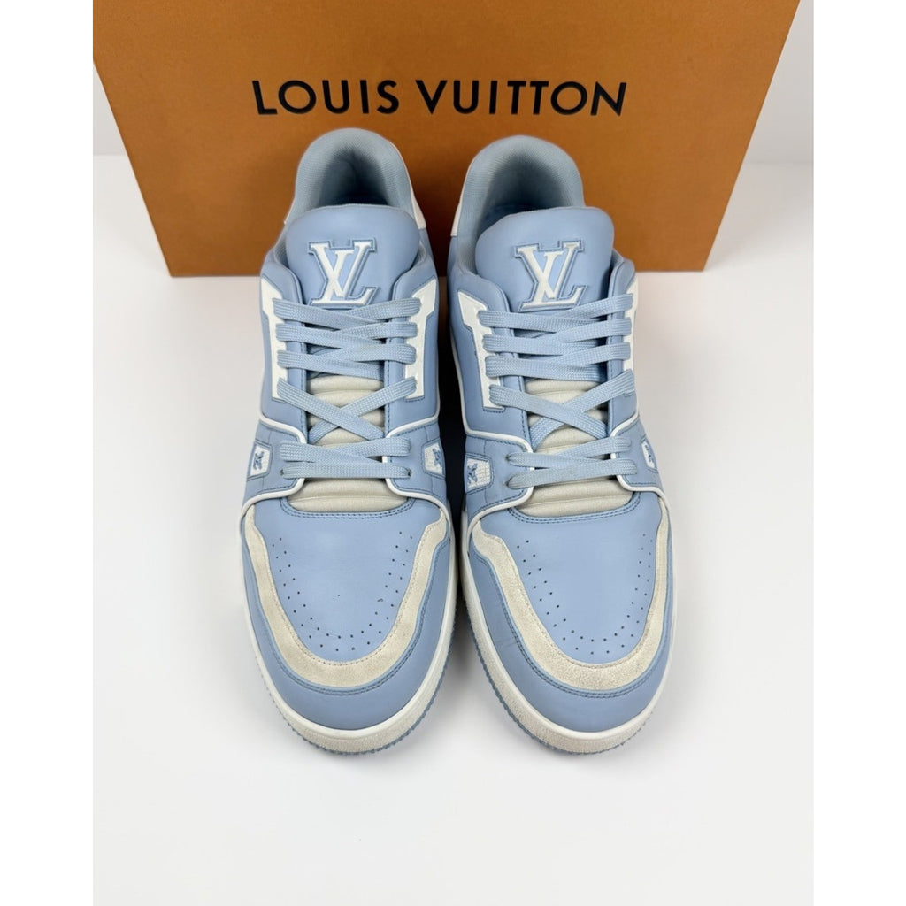 Size 9LV/10US - Louis Vuitton Blue Leather Trainers