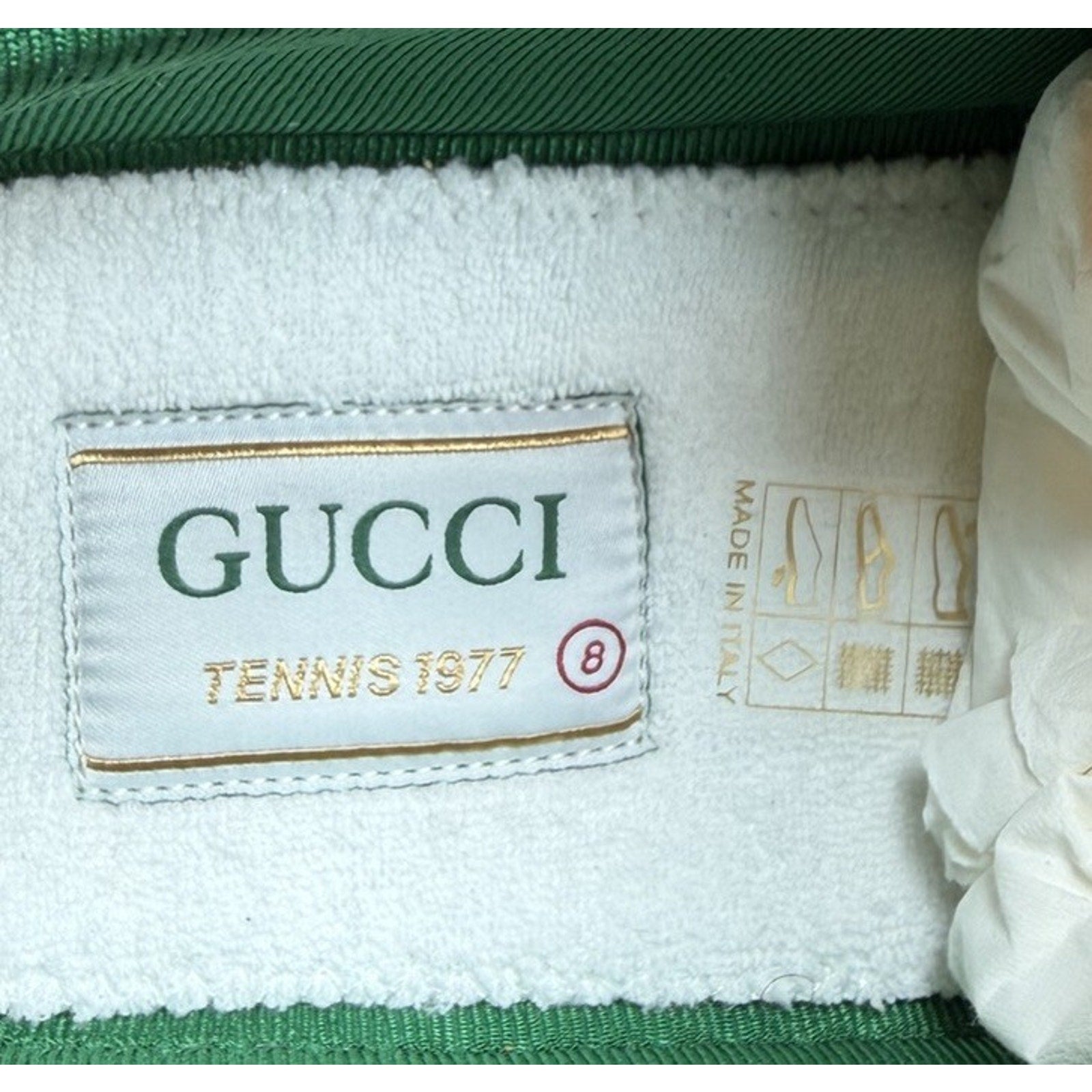 Size 8G/8.5US - Gucci Tennis 1977 Distressed NEW