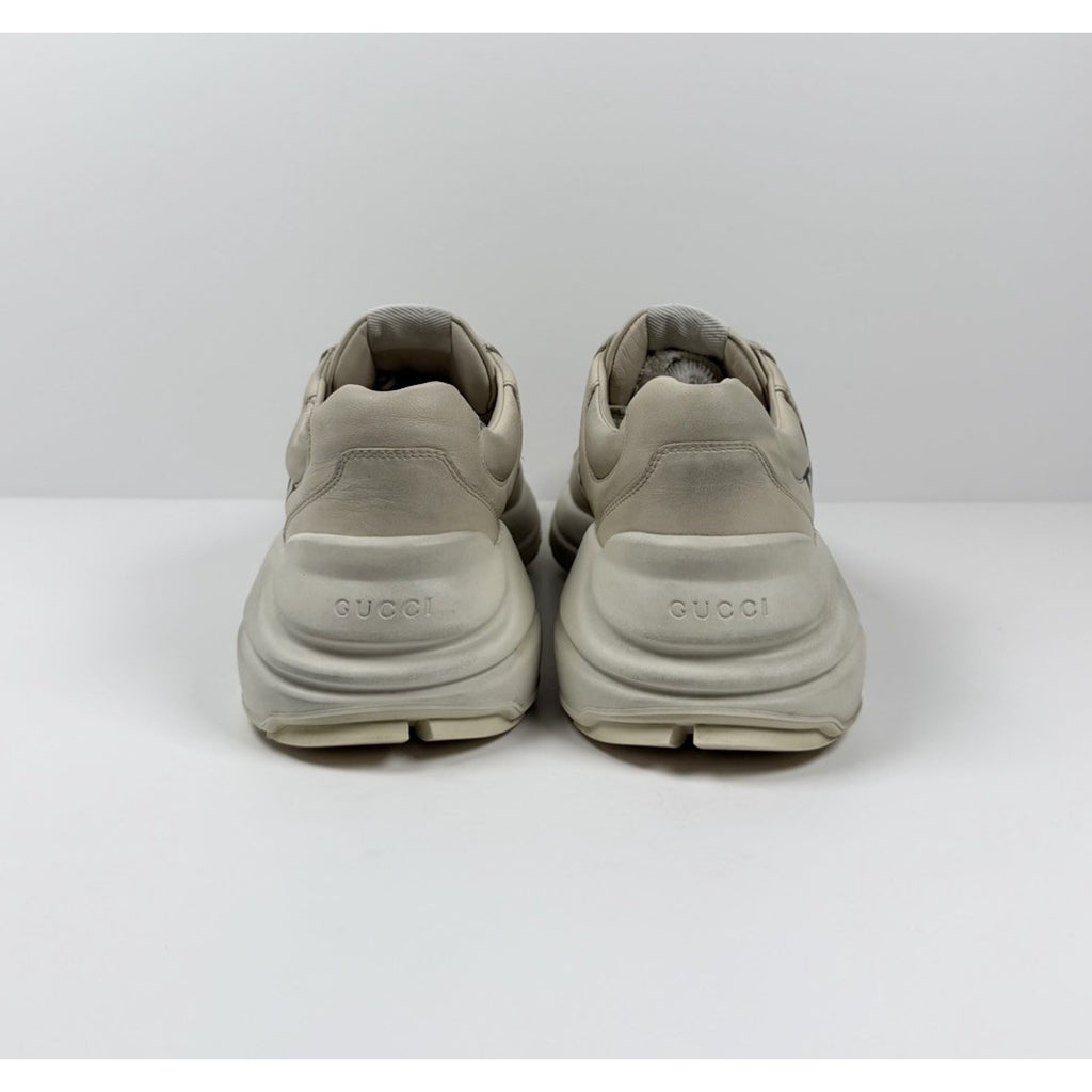 Size 8.5US - Gucci Rhyton Think/Thank Leather Sneakers