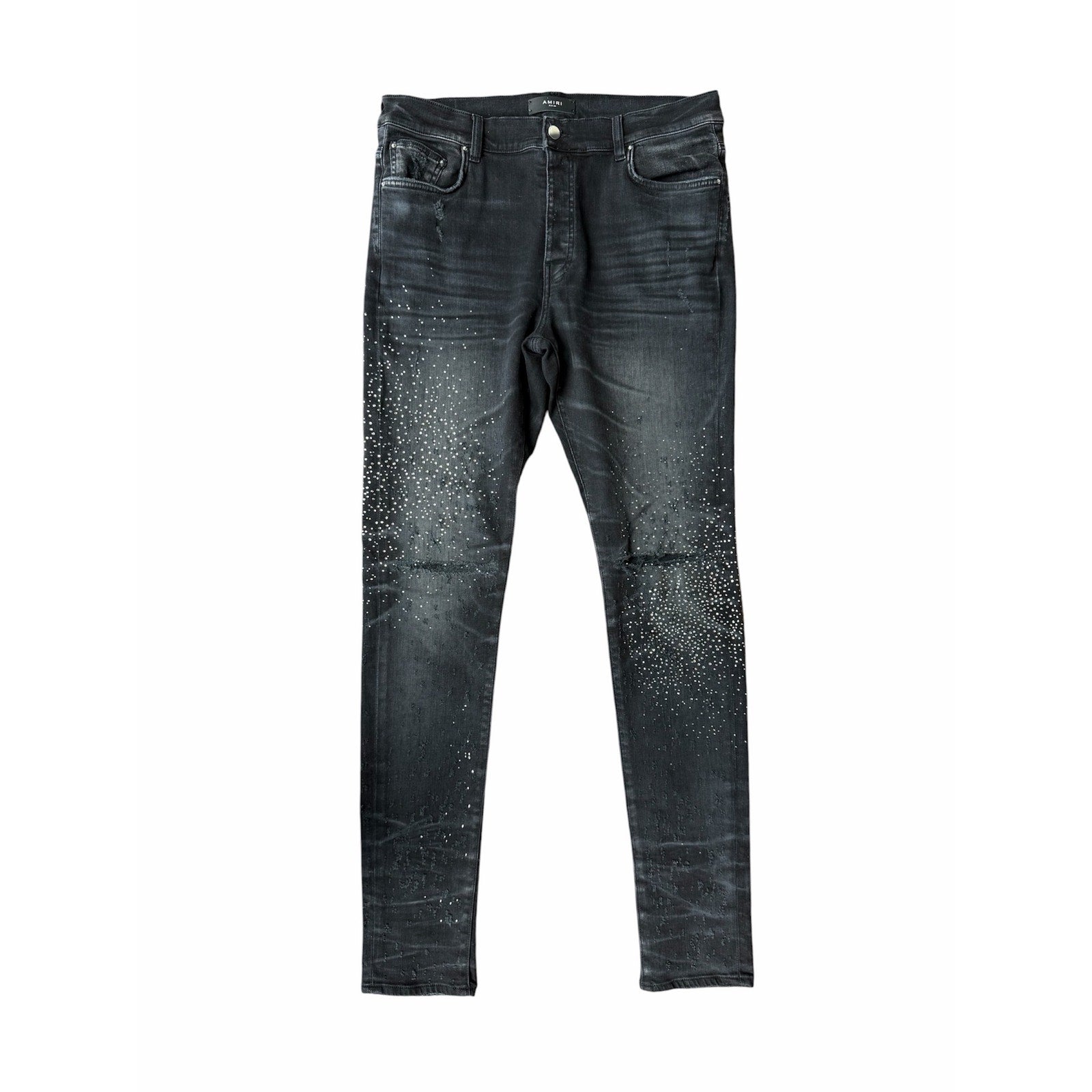 Size 36 - Amiri Black Crystal Jeans
