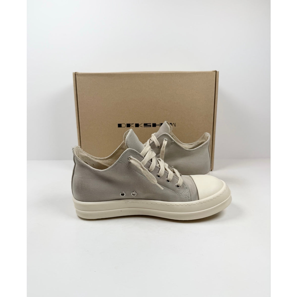 Size 40EU/7US - Rick Owen’s Canvas Low Top