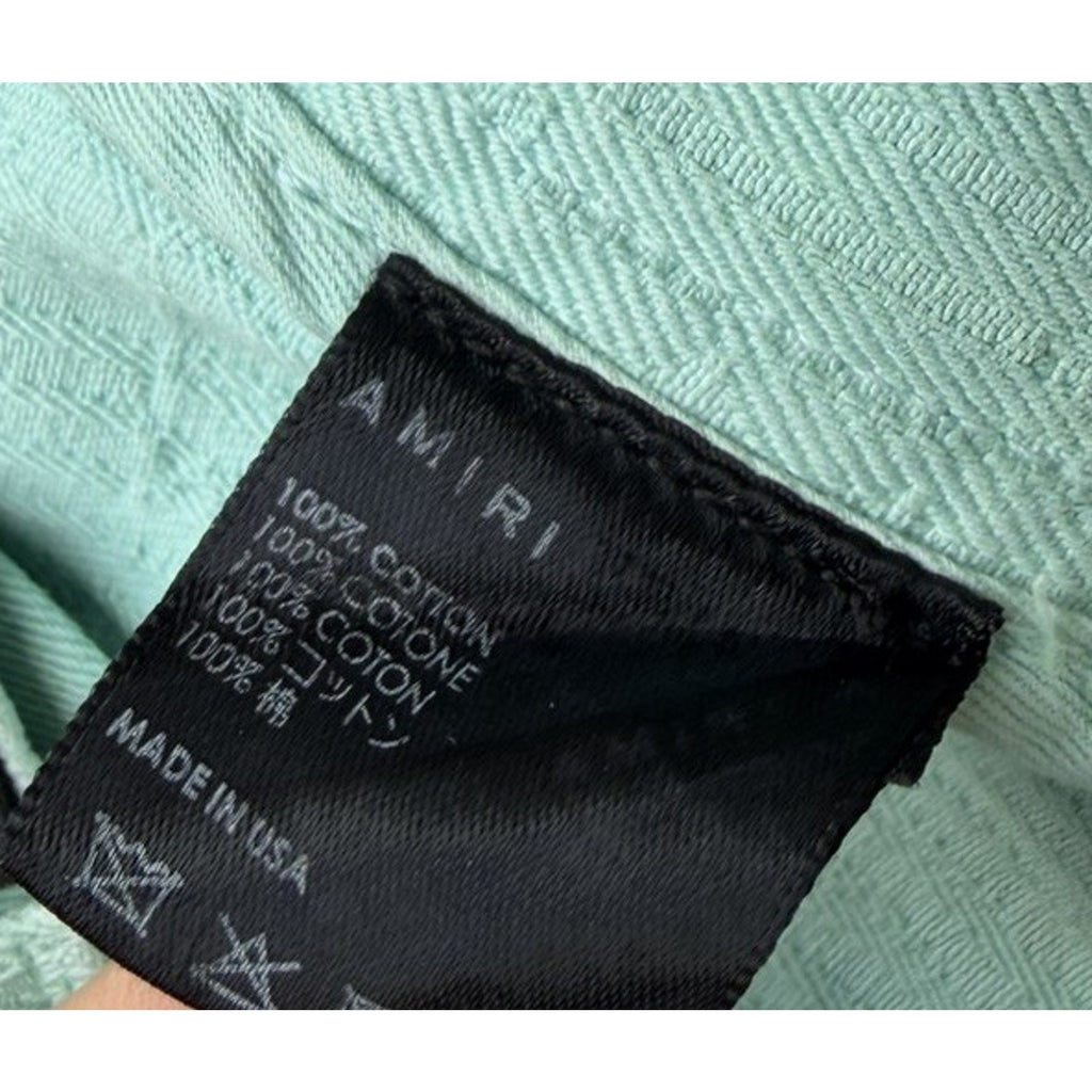 Size 34 - Amiri Jacquard Carpenter Aqua Blue Jeans